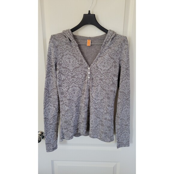 Women's Lucy Gray Pattern Hooded Thermal - Picture 1 of 4